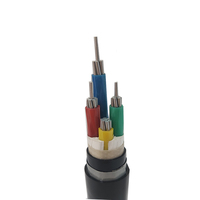 Câble d'alimentation en aluminium 4x16mm2 4c X 25mm2 Basse tension 4 Core X 10mm2 4x35mm2 Câble d'alimentation électrique souterrain