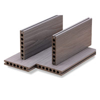 Dalles de terrasse WPC modernes à emboîtement DIY, revêtement de sol en bois imperméable avec installation par clic pour gazon artificiel extérieur