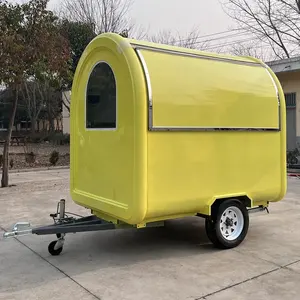 Koffiekar Mini Food Trailer Mobiele Keuken Foodtruck Automaat Kar Te Koop