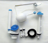 Katup air permukaan katup pengisian sisi Syphon Toilet bahan ABS ramah lingkungan dapat diatur