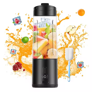 Liquidificador portátil para Shakes e Smoothies- Personal Juicer Electric Protein <span class=keywords><strong>Shaker</strong></span> Bottle, USB-C Recarregável - Product Image 1