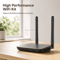 Ensemble d'antennes WiFi internes 2,4 GHz 5 GHz 3dBi RP-SMA et câble d'extension d'antenne pour caméra IP de sécurité et module IoT