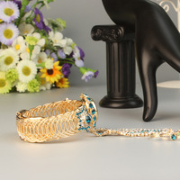 Nouvelle montre-bracelet créative et populaire pour femme, entièrement sertie de diamants, pour décoration de mariage, bague-montre intelligente