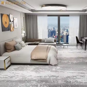 Tùy Chỉnh Phòng Khách Khách Sạn Trang Trí 80% Len 20% Tường Để Tường Thảm Cuộn <span class=keywords><strong>Axminster</strong></span> Len Tufted Thảm - Product Image 4