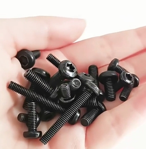 Vis mécanique à tête cylindrique torx en acier au carbone zingué noir LeGood M5X6mm - Product Image 2