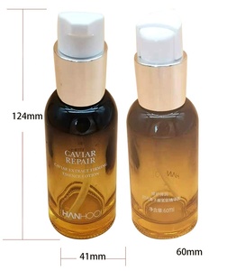 Pot <span class=keywords><strong>en</strong></span> <span class=keywords><strong>verre</strong></span> ambré vide de 5, 10, 15, 20, 30, 50, 100 g ou 1 oz, rond, pour crème, soin de la peau, cosmétiques, <span class=keywords><strong>avec</strong></span> couvercles - Product Image 3