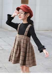 Vêtements pour enfants en gros de Turquie : Robes de printemps chinoises en polyester et élasthanne, T-shirts à manches longues pour les fêtes en Corée du Sud - Product Image 2