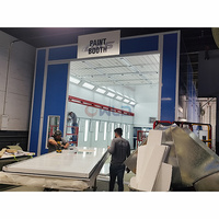Cabine de peinture WLD-20M 20M pour remorque/bus/camion, cabine de peinture 20x5.5x6.2M à vendre, certifiée CE