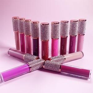 Best Selling Customize OEM Bulk Black Matt Lip Glaze Vendor Pigmented <strong>Pink</strong> Dark <strong>Brown</strong> Glitter Liquid Matte <strong>Lipstick</strong> - Product Image 3
