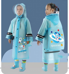 Imperméable pour enfant de style nouveau <span class=keywords><strong>2022</strong></span>, imperméable à capuche, poncho avec sac pour la randonnée - Product Image 3