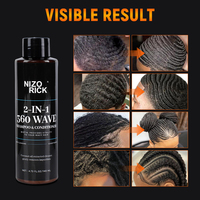 Sampo NIZORICK Waves Untuk Rambut Easy Waves, Sampo dan Kondisioner Anti Gatal Bernutrisi, Sampo Pengeriting Rambut Label Pribadi