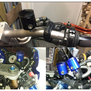 Palanca de Freno de Motocicleta Mochi CNC con Depósito de Aceite Dividido, Bomba Superior de Freno de Disco Hidráulico de 22mm de Uso General - Product Image 4