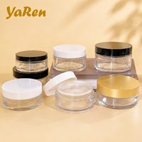 Nouveau pot en verre pour crème de 200 ml, grande capacité, flacon cosmétique vide, pots à crème de 100 g, 120 g, 150 g, 200 g