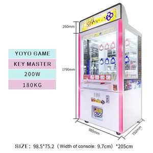 Machine à grue à prix gagnants en acrylique, acier et verre, avec accepteur <span class=keywords><strong>de</strong></span> pièces/billets, pour jouets à échanger (<span class=keywords><strong>GIF</strong></span>) - Product Image 6