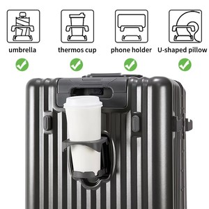 Ensemble de bagages en aluminium 3 pièces classique, durable et tendance, personnalisable OEM/ODM, avec roues pivotantes et serrure à combinaison, tailles 20/24/28 pouces, pour le voyage - Product Image 3