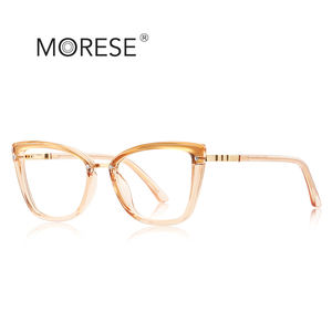 แว<span class=keywords><strong>่น</strong></span>ตาแฟ<span class=keywords><strong>ชั</strong></span><span class=keywords><strong>่น</strong></span> P2223ของผู้หญิง Morese กรอบผีเสื้อป้องกันแสงสีฟ้าและวัสดุโฟโตโครมิก TR90ลายสัตว์ - Product Image 4