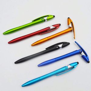 Custom Eco-Friendly Metal <b>Stylus</b> Ballpoint Pens for <b>iPhone</b> IPad-2 in 1 Medium Point Black Ink <b>with</b> Touch Screen Tips - Product Image 3