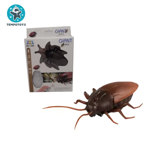 Tempo Toys Fun Cockroach Crawler Remote Control Toy Realistic Insect Toy For Kid