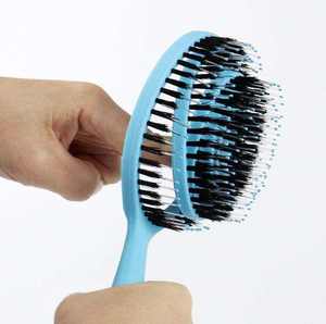 Cepillo para Desenredar el Cabello con Logotipo/Color Personalizado, Material <span class=keywords><strong>ABS</strong></span> Ecológico, Masaje del Cuero Cabelludo, Peine para Cabello Lacio, Cepillo para Extensiones de Cabello con Ventilación - Product Image 6