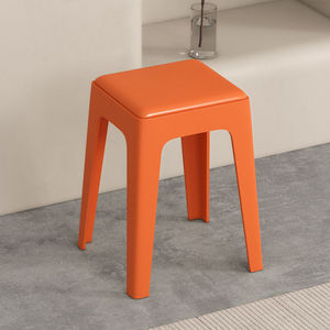 Modern Minimalist Stackable Plastic <b>Stool</b> For Living And Dining Room Home Use Multiple Colors Available - Product Image 2