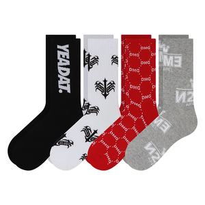 Fabrika özel Logo rahat çorap yüksek kalite tasarım Logo harf çorap ile özelleştirilmiş ekip erkekler çorap - Product Image 1