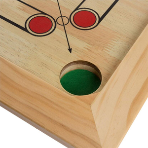 <span class=keywords><strong>Gioco</strong></span> da Tavolo Carrom Vintage <span class=keywords><strong>in</strong></span> Legno per Famiglia e Attività all'Aperto - Product Image 6