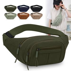 Women's Large Capacity Waist Bag Multiple Pockets Water Resistant Casual Crossbody Bag For Everyday Use Summer 2026 - Product Image 4