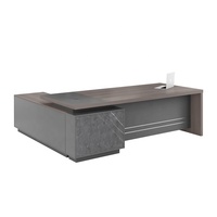 Nouveaux meubles de bureau modernes, dernières conceptions de bureaux de travail, table de direction, bureau de direction, bureau en forme de L, table en MDF