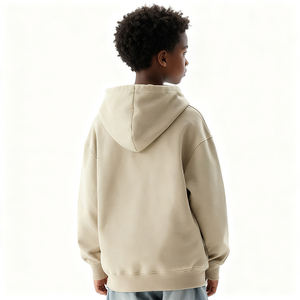 <span class=keywords><strong>Sweat</strong></span>-shirt réversible pour bébé garçon avec logo personnalisé YYO, de haute qualité, surdimensionné, en coton lourd lavé - Product Image 2