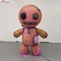 Figurine gonflable de démon effrayant pour Halloween, modèle de poupée fantôme gonflable de dessin animé pour la décoration de fête à thème