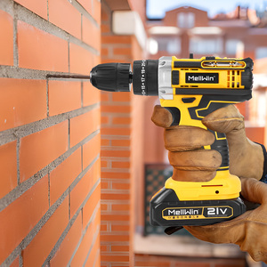ชุดเครื่องมือสว่านกระแทกไฟฟ้า MELLWIN 25+3 ทอร์ค ปรับความเร็วได้ 2 ระดับ พร้อมไขควงไฟฟ้าไร้สาย สำหรับแบตเตอรี่ <span class=keywords><strong>Makita</strong></span> 18V - Product Image 5