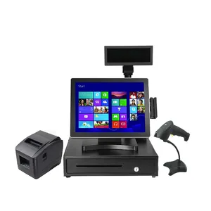 15inch Payment pos touch screen all in one cash register for Retail and Shopping mall pos system