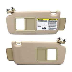 แผ่นบังแดดรถยนต์โตโยต้า RAV4 รุ่น 74310-42501-A1 สีเบจ คู่หลัง วัสดุ PVC - Product Image 1