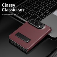 Étui de protection magnétique en alliage de cuir PU de luxe pour iPhone Duo, anti-chute, antichoc, avec rabat pour iPhone 18 Ultra
