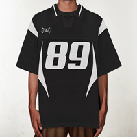 T-shirts personnalisés de haute qualité en maille de polyester pour hommes Maillot de sport Boxy Fit T Shirt Football Football Mesh T Shirt pour hommes