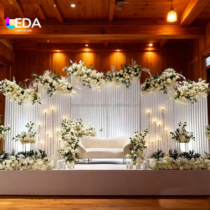 Decoración de Boda LEDA, Fondo de Flores Artificiales, Pared Floral, Fondo de Flores Artificiales para Fiesta de Bodas - Product Image 3
