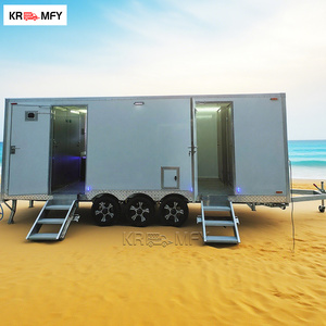 ห้องน้ำเคลื่อนที่หรูหราสไตล์โมเดิร์น ปี 2026 รถพ่วงห้องน้ำแบบพกพา - Product Image 5