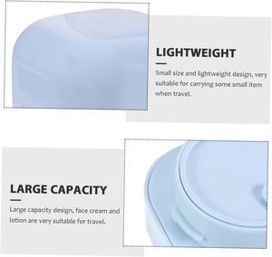 New Style 3g 5g 10g 20g 30g 50g White pink square Double Layer Wall Jar Plastic Body Butter <b>Lip</b> Scrub Container pp <b>Cream</b> Jars - Product Image 2