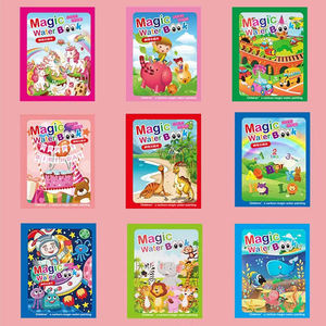 Buku mewarnai gambar air ajaib yang dapat dipakai ulang, mainan anak-anak edukasi dini sensorik untuk anak-anak Montessori - Product Image 6