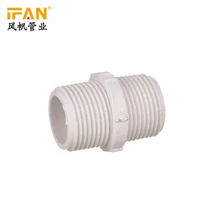 Hot Menjual PVC Thread Fitting PVC Socket Double Pria PVC Mesin Cuci Socket dengan Stabil Umur Lebih dari 50 Tahun