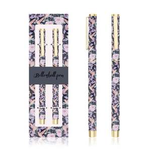 Bolígrafos KASUN con Logotipo Personalizado, Bolígrafos de Lujo con Diseño Floral y Caja Transparente Impresa - Product Image 6