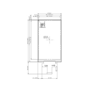 LS050K7SX03 SHARP 5นิ้วจอ LCD แบบสะท้อนแสง720x1280สำหรับ PDA มือถือ - Product Image 1