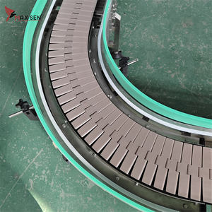 Convoyeur à chaîne à plateau plat de qualité alimentaire MAXSEN, personnalisé, pour le transport de bouteilles de boissons - Product Image 2