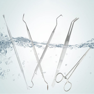 Stainless Steel Dental Tool Set Double Headed Tartar Remover Hoe Shaped Cleaner Oral Hygiene Kit For Teeth Cleaning - Product Image 3