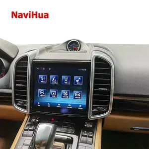 Navihua 8.4นิ้วระบบมัลติมีเดียในรถยนต์เครื่องเล่นดีวีดีระบบนำทาง GPS Android วิทยุรถยนต์สำหรับปอร์เช่คาเยนน์2011-2016