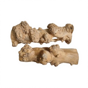 Abri en bois naturel pour reptiles, usage intérieur, branche d'escalade durable toutes saisons, forme arrondie, Thanh 1,5 kg - Product Image 1