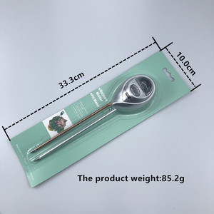 Haonan Office Supplies Store Three Way Soil Meter Moisture Ph Light Round Head Double Needle Silver - Product Image 2