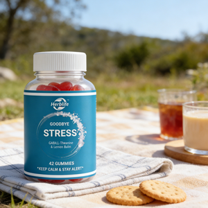 Bonbons Gommeux GABA Vitamines L-Théanine Mélisse en Gros pour le Soulagement et la Calme Mental - Complément Alimentaire Végétalien - Adieu le Stress - Product Image 5