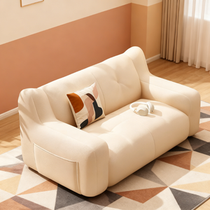 Canapé paresseux compact inclinable et transformable en lit, canapé multifonctionnel moderne pour la maison - Product Image 3