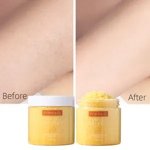 Hersteller Großhandel Handelsmarke Hot Sale Hautpflege natürlichen Zucker Himalaya Salz Honig vegane Kurkuma Körper peeling